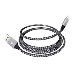 GENERICO - Cable USB Tipo C Reforzado 3 M Carga Rápida 6A