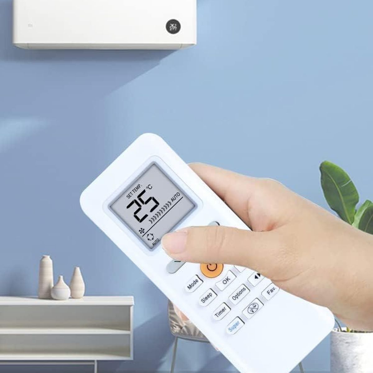 GENERICO - Control Remoto Compatible para Aires Acondicionados