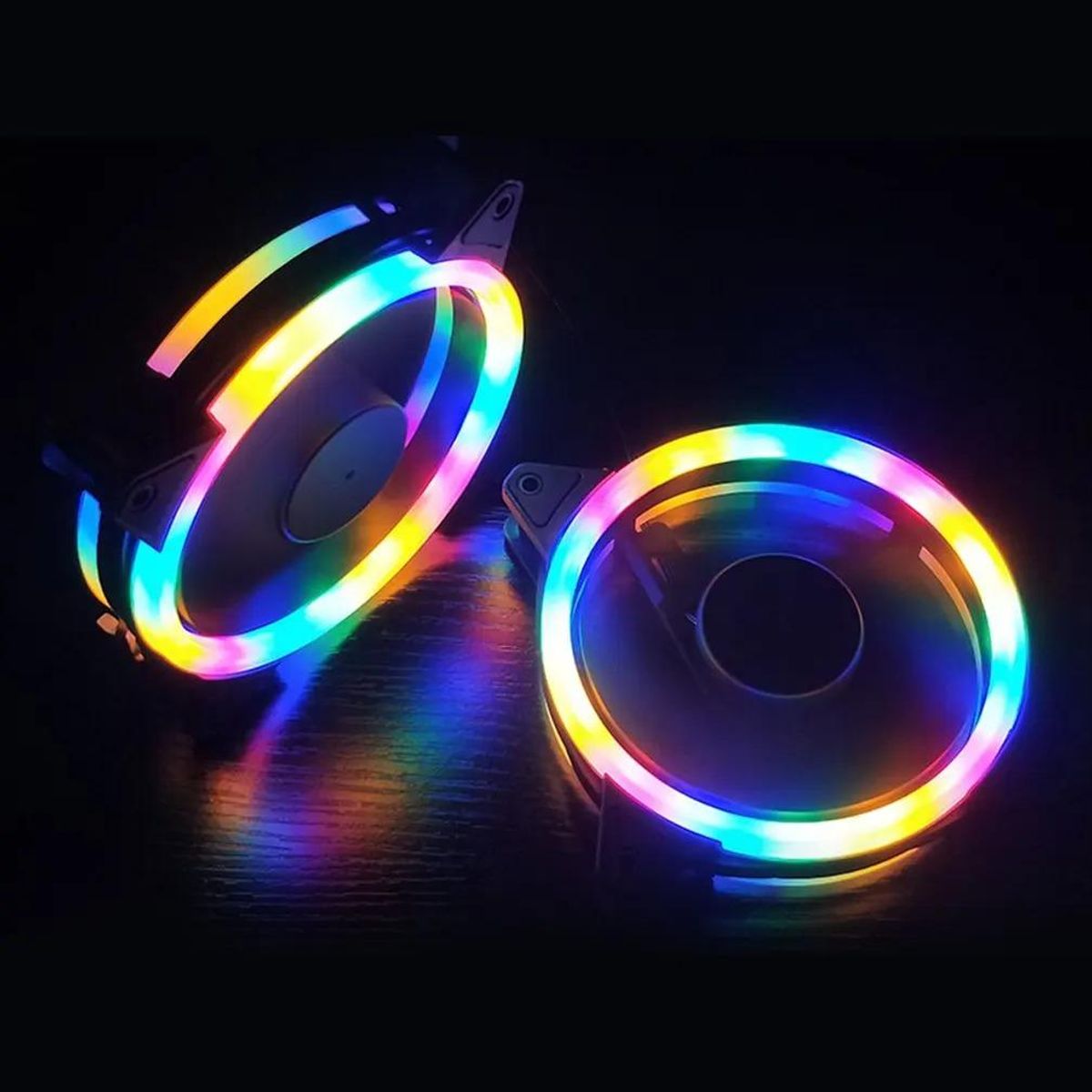 GENERICO - Ventilador Cooler RGB de 120mm para PC Gamer