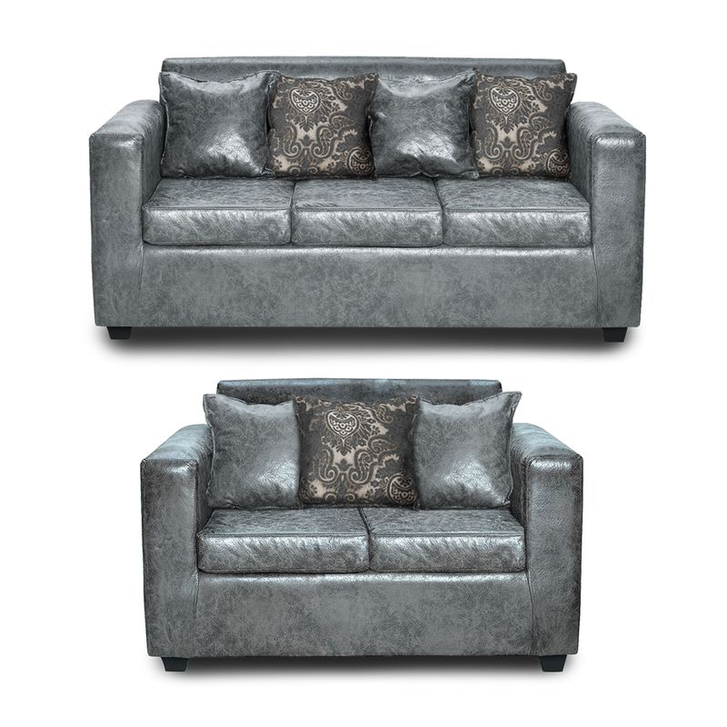 ADONIS LEUDH - Living 3+2 Ezeiza Envejecido Gris
