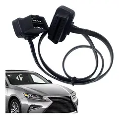 GENERICO - Cable Extensor OBD2 Macho-Hembra 16 Pines de 60cm