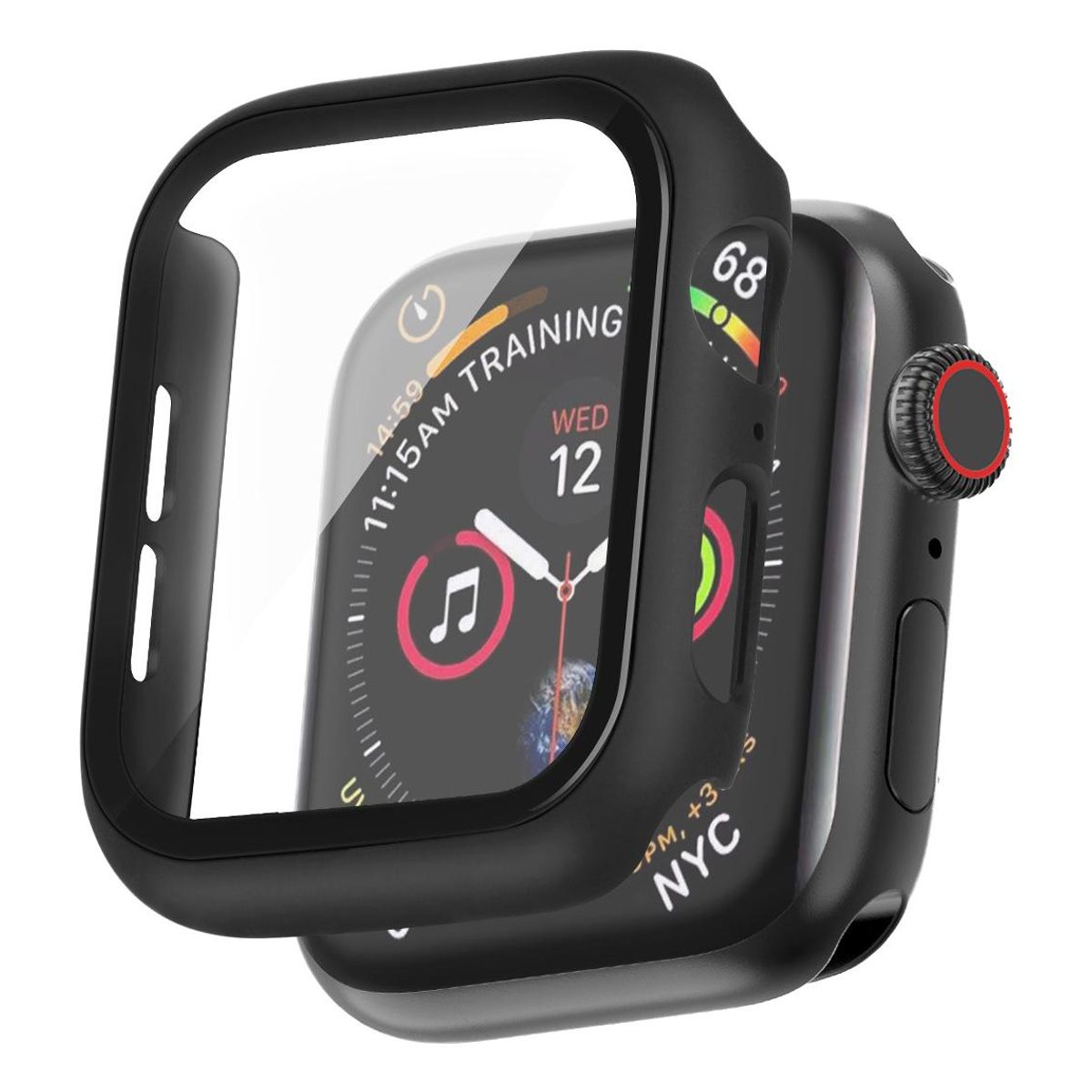 GENERICO - Carcasa Slim y Cristal Templado para Apple Watch