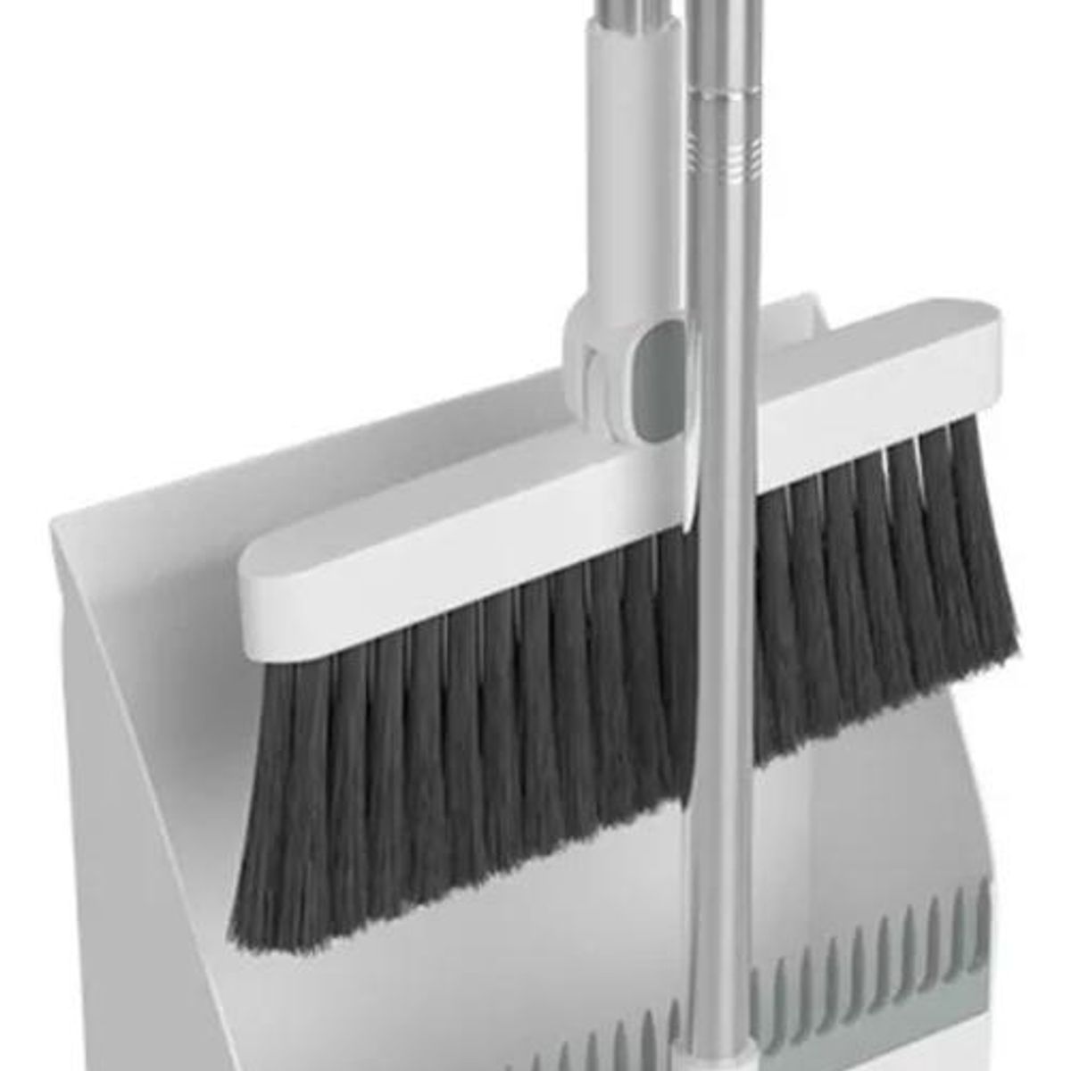 GENERICO - Set de Escoba y Pala Plegable con Cabeza Flexibles