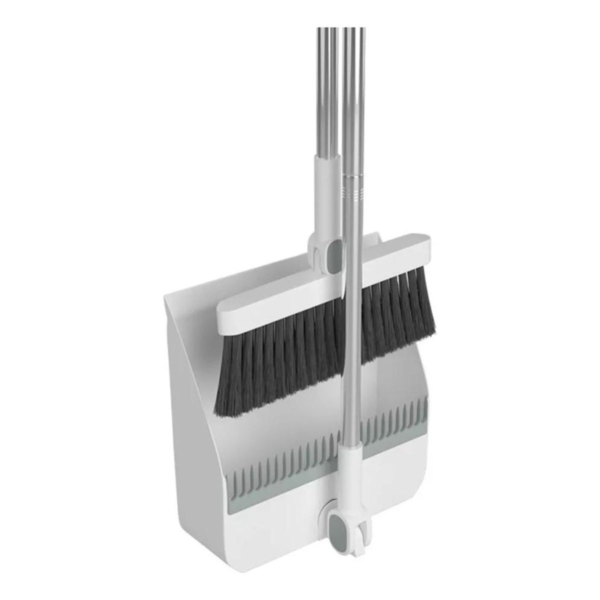 GENERICO - Set de Escoba y Pala Plegable con Cabeza Flexibles