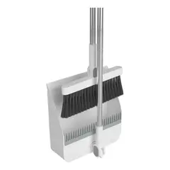 GENERICO - Set de Escoba y Pala Plegable con Cabeza Flexibles