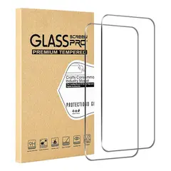 GENERICO - Pack de 2 Láminas de Vidrio Templado para Pantalla de iPhone