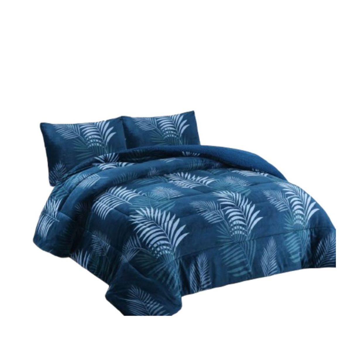 GENERICO - Cobertor Chiporro King - Azul Ramas M82
