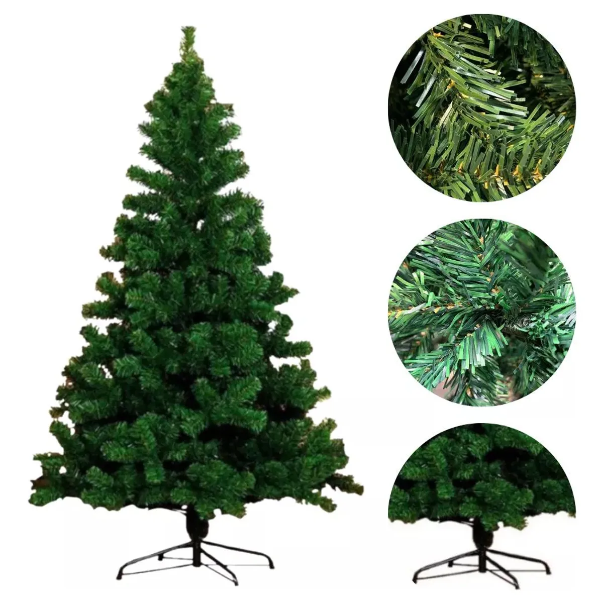 GENERICO - Árbol De Navidad Abeto Desmontable 210 Cm para Decorar