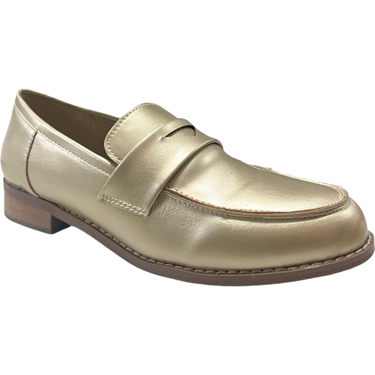 DETOGNI - Mocasin Mujer Dorado Javiera Detogni