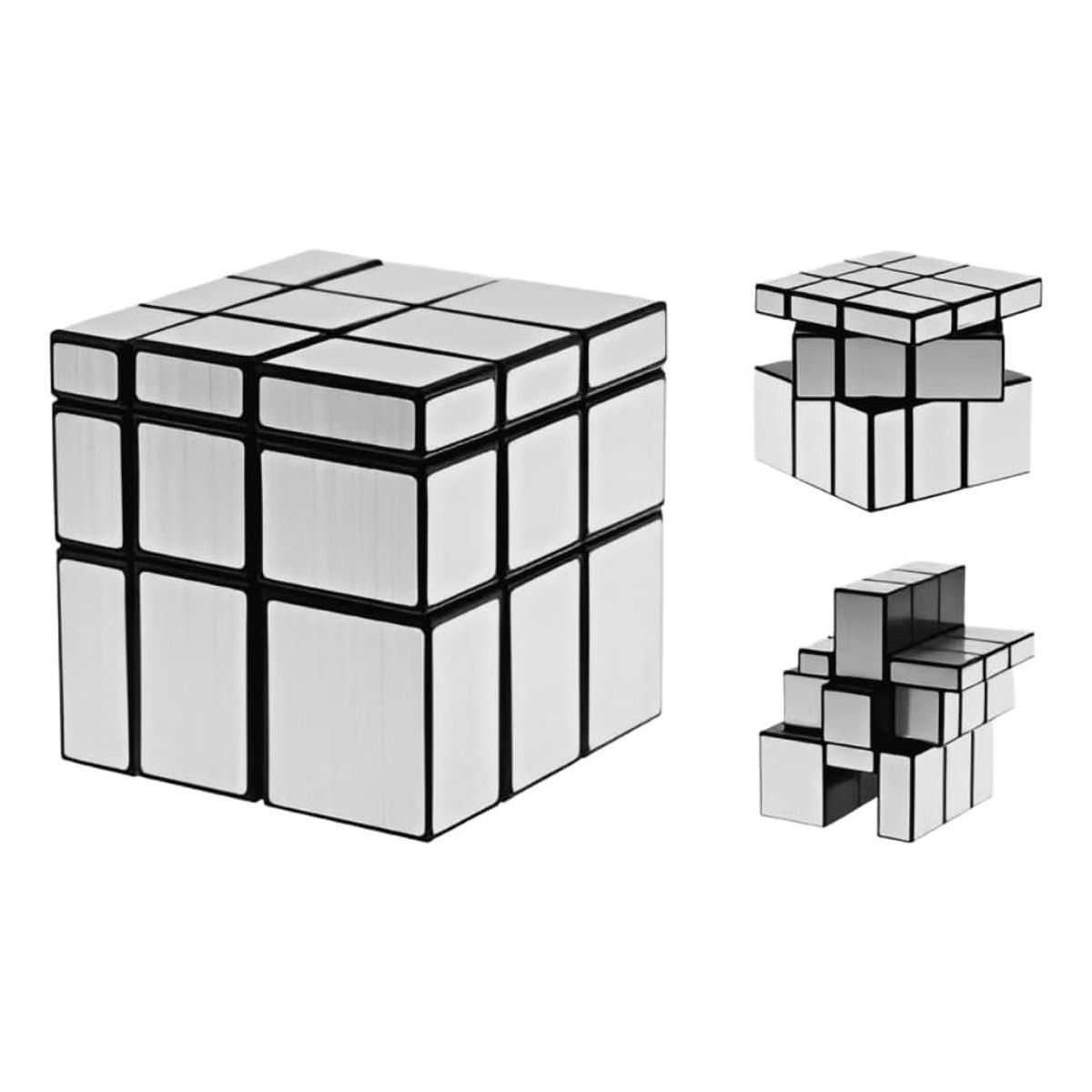 GENERICO - Cubo Espejo Cúbico Plateado 3x3 para Desarrollo Infantil