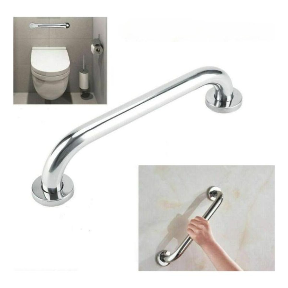 GENERICO - Barra de Seguridad de 60 cm para Baños y Pasillos