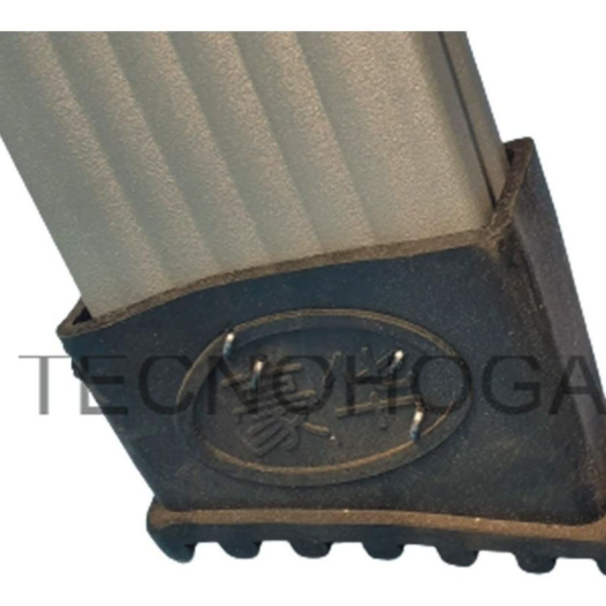 GENERICO - Escalera Plegable Metálica Reforzada 5 Peldaños Antideslizante