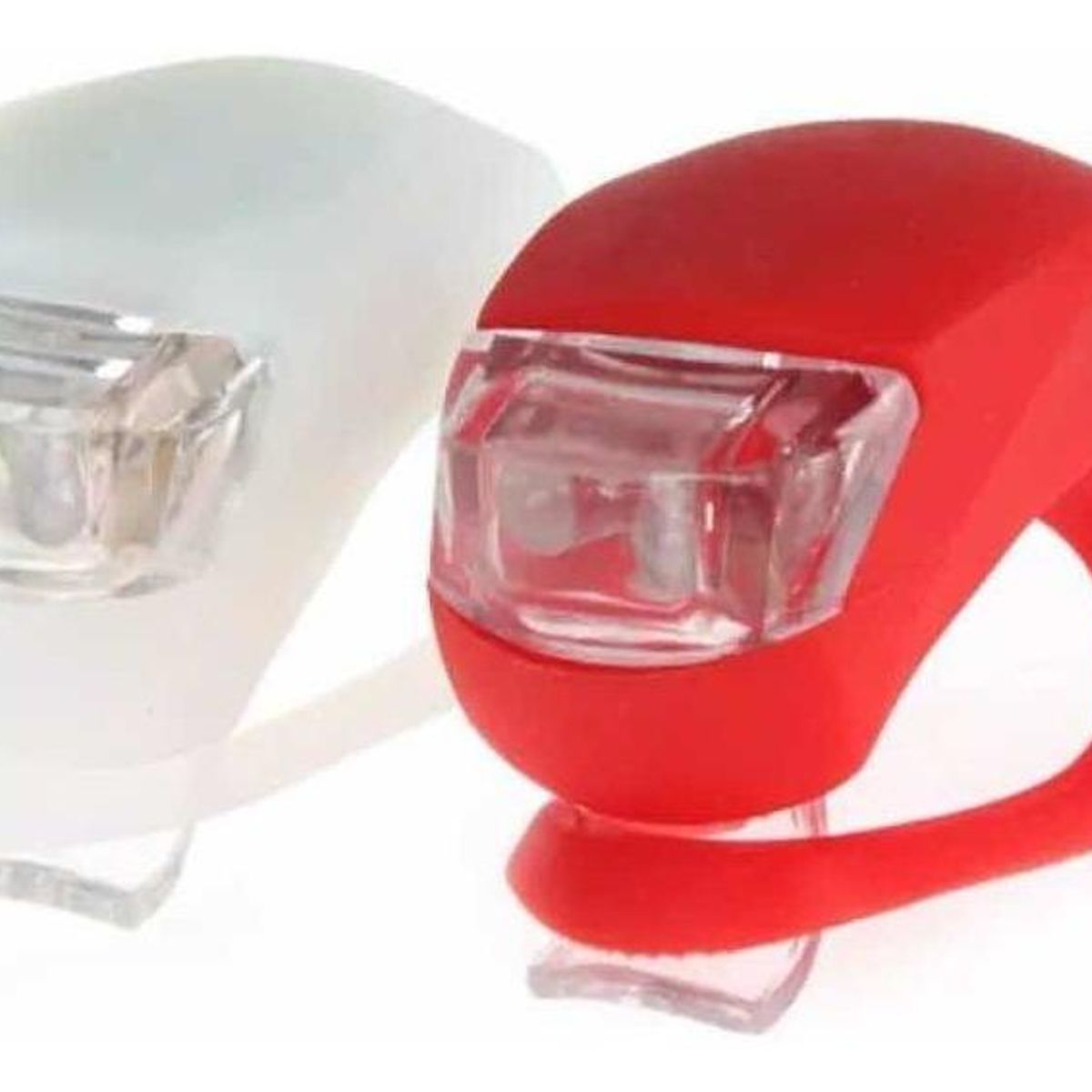 GENERICO - Pack de 2 Luces LED de Silicona para Bicicleta