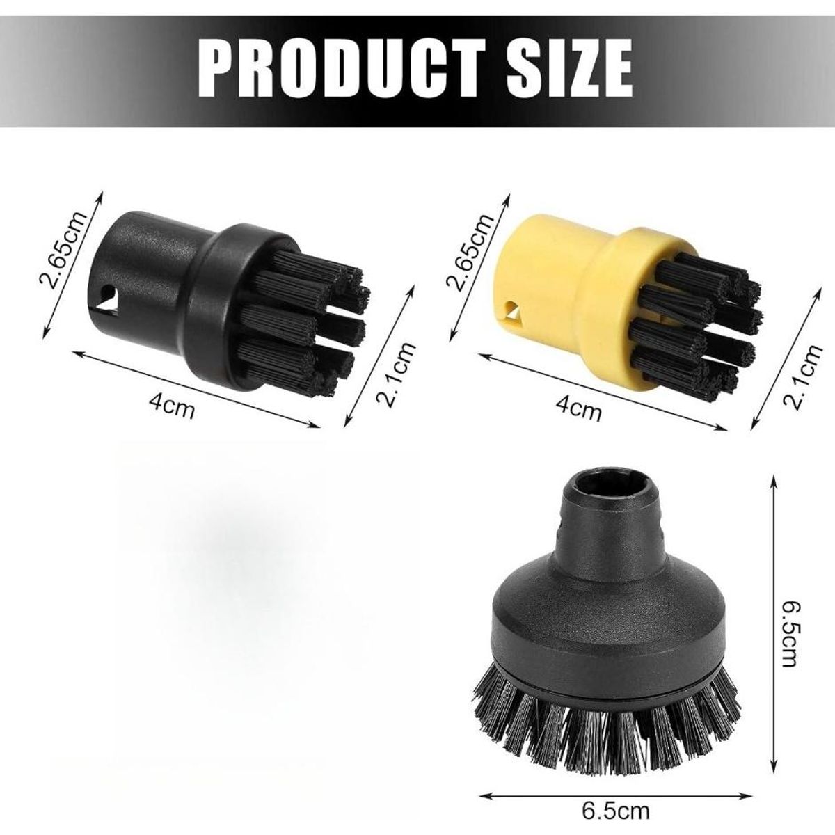 GENERICO - Kit de Cepillos para Vapor Karcher SC1 a SC7