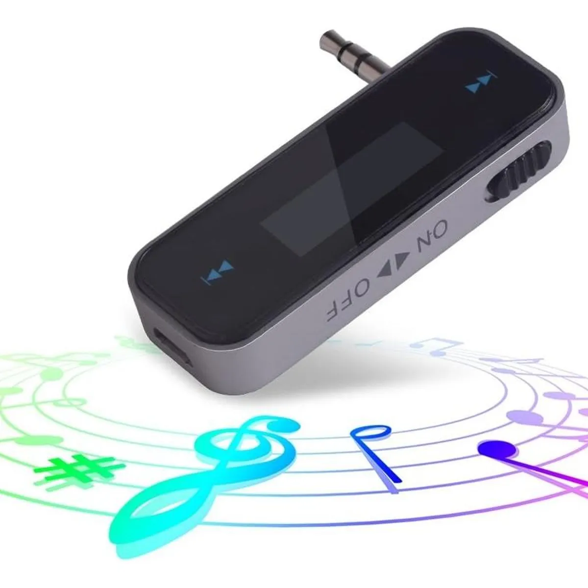 GENERICO - Transmisor FM de Audio para Coche con Conexión 35 mm