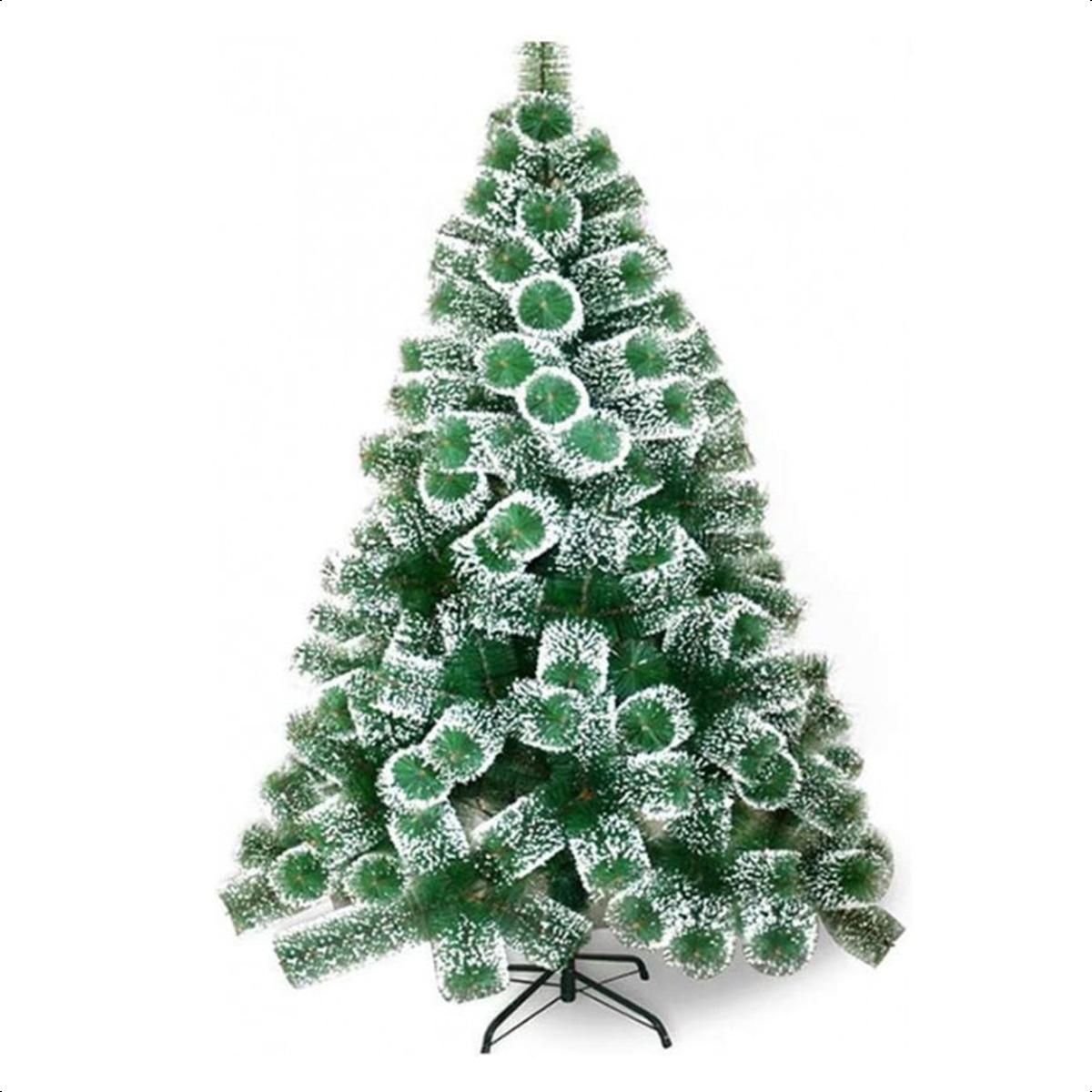 GENERICO - Árbol de Navidad Artificial 120 cm Pino Verde y Blanco