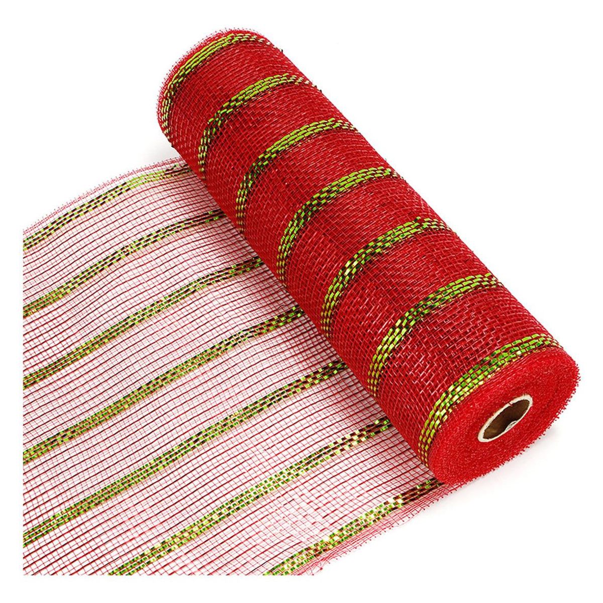 GENERICO - Cinta Decorativa de Malla para Árbol de Navidad 26cm x 10m