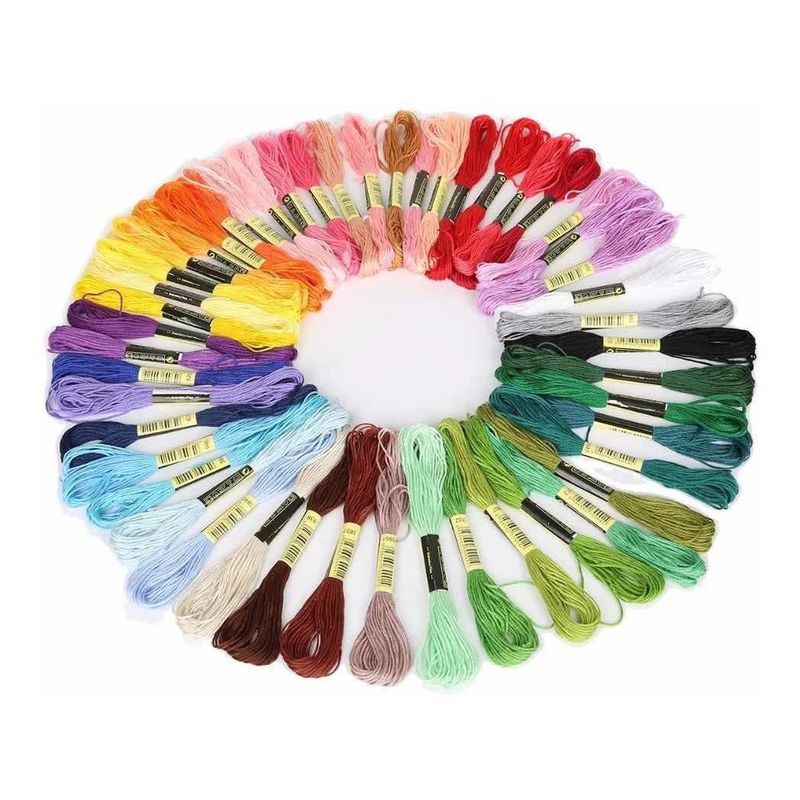 GENERICO - Set de 24 Hilos de Colores para Bordado y Costura