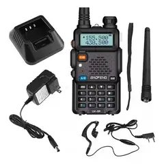 GENERICO - Walkie Talkie Doble Banda FM 128 Canales Portátil