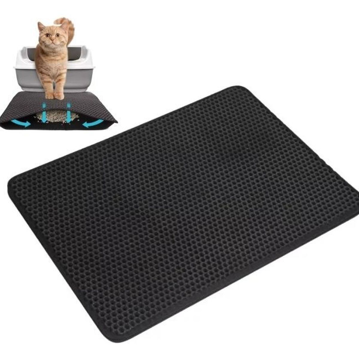 GENERICO - Alfombra Antideslizante Impermeable para Gatos