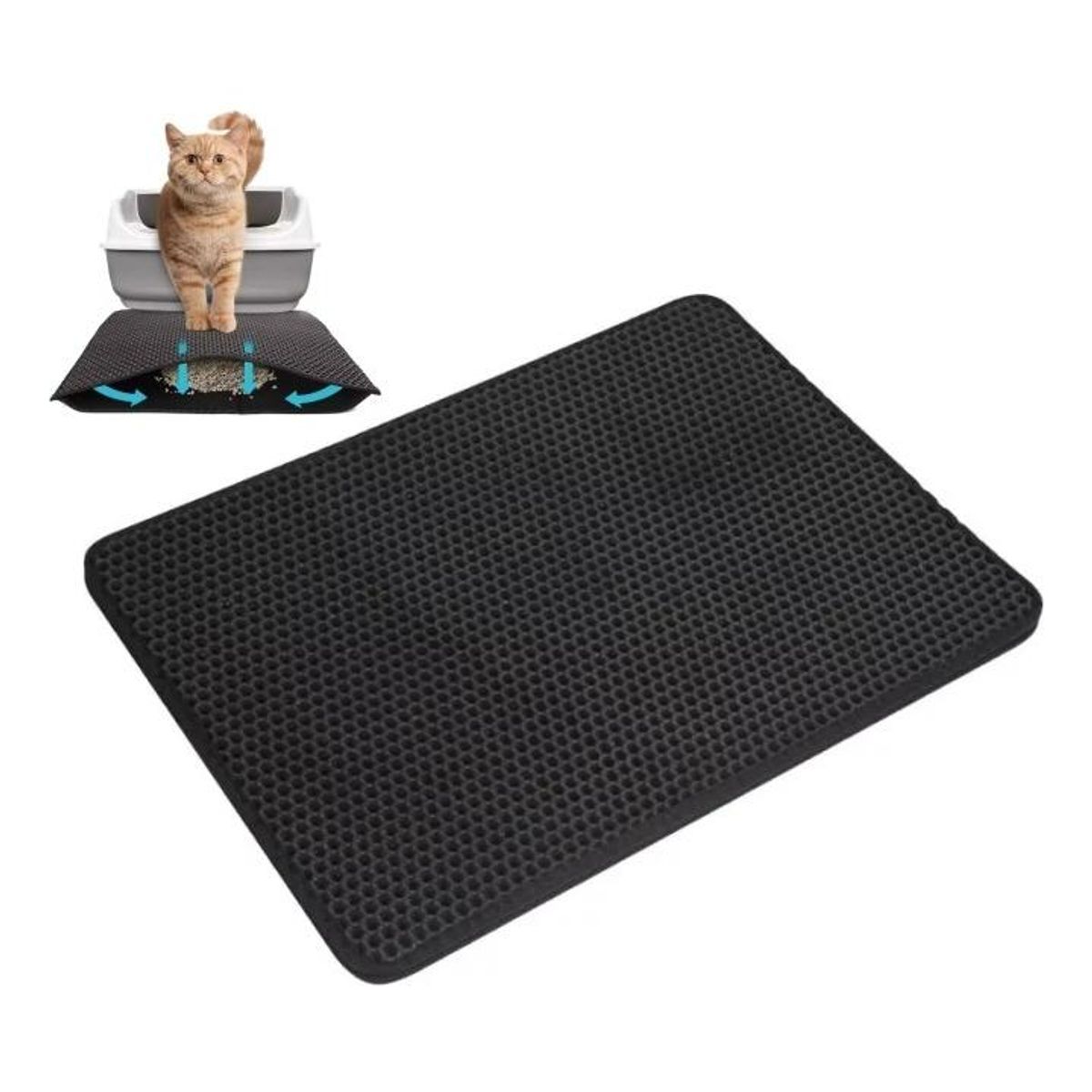 GENERICO - Alfombra Antideslizante Impermeable para Gatos