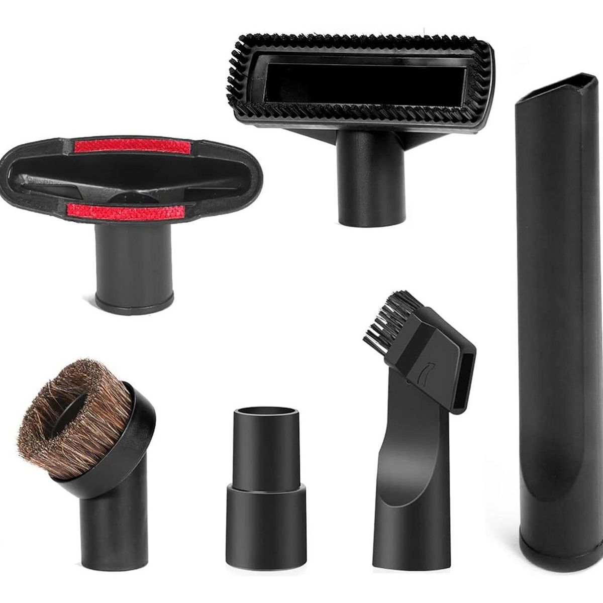 GENERICO - Kit de 6 Boquillas Adaptables para Aspiradora.