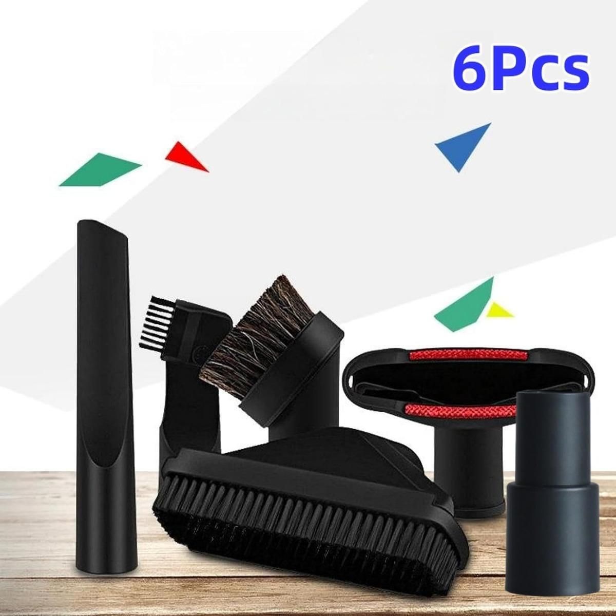 GENERICO - Kit de 6 Boquillas Adaptables para Aspiradora.