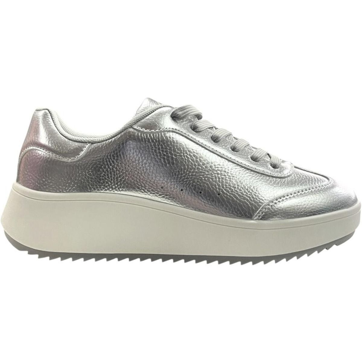 DETOGNI - Zapatilla Urbana Mujer Plateado Alexa Detogni