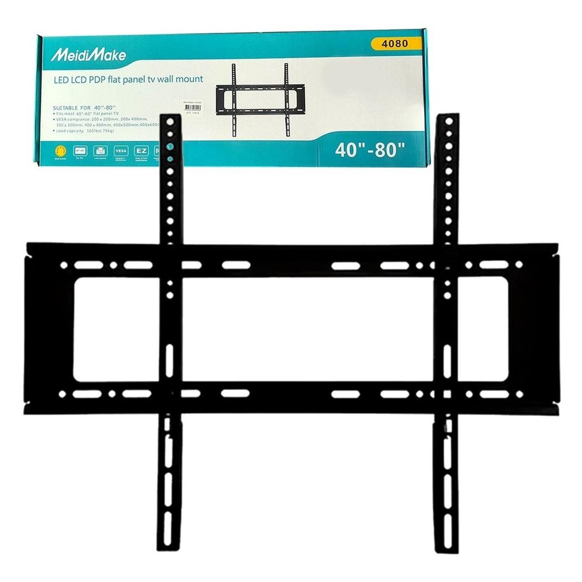 GENERICO - Soporte Fijo para Televisores 40 a 80 Pulgadas