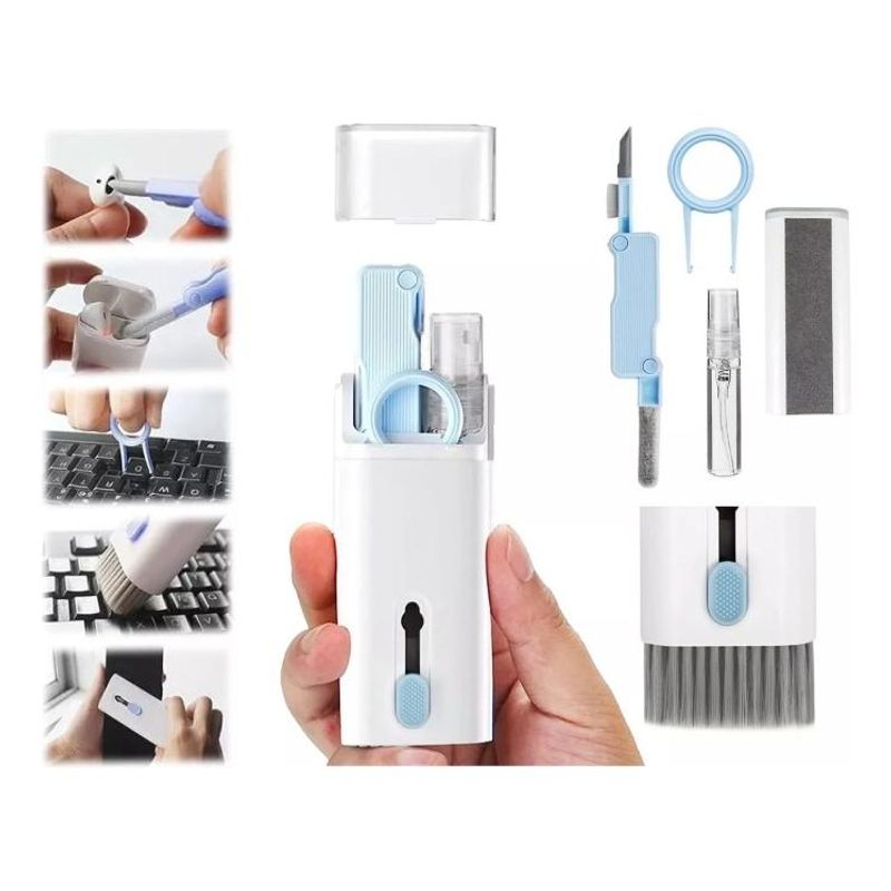 GENERICO - Kit de Limpieza 7 en 1 para Teclados y Dispositivos Electrónicos