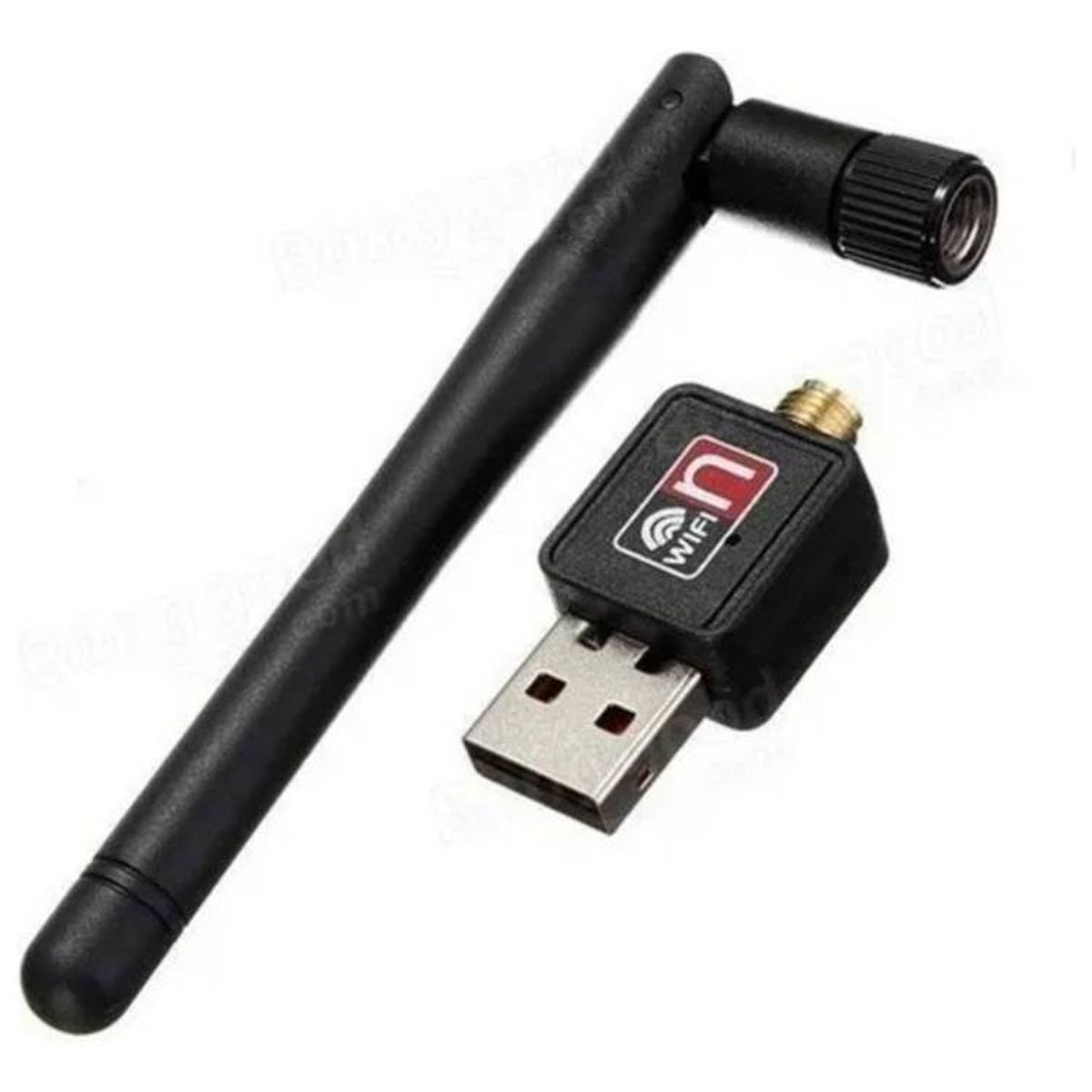 GENERICO - Antena USB WiFi Mini 24G y 5G 300Mbps con Conector USB