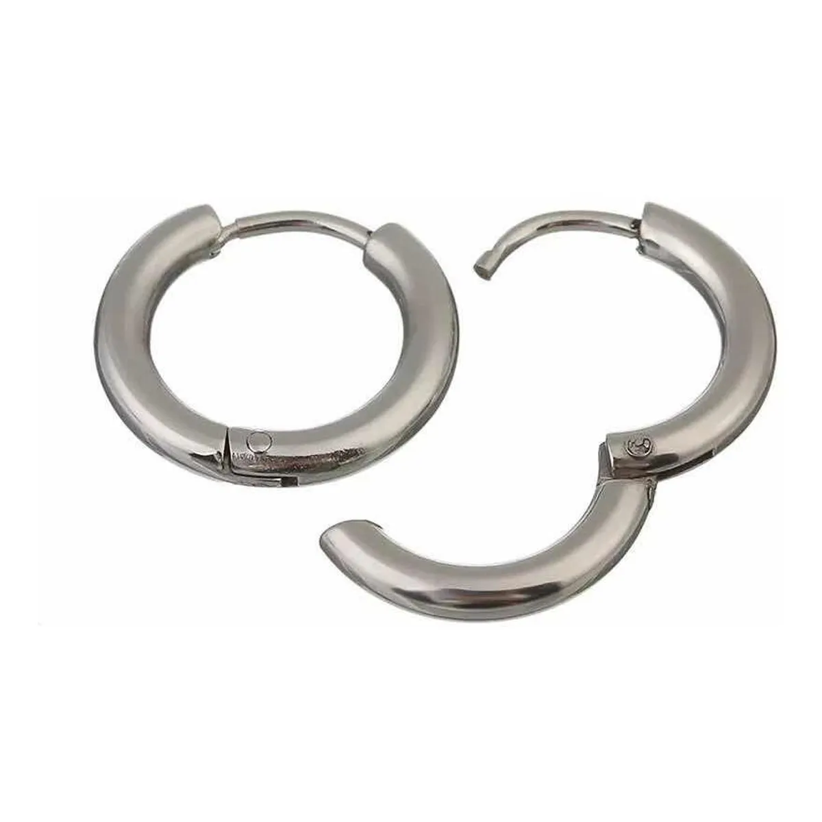 GENERICO - Pack de 2 Pares de Aros Tipo Argolla Elegantes