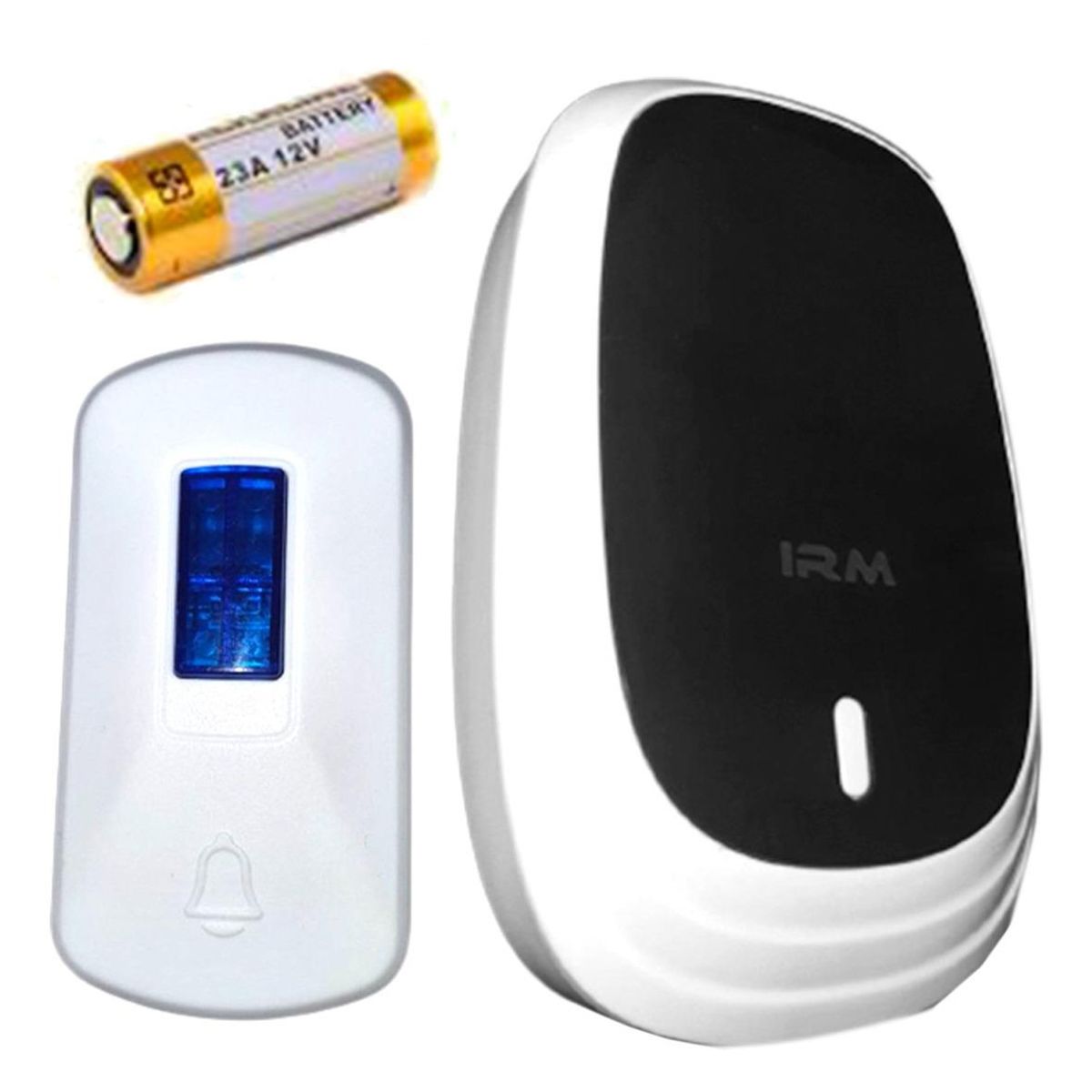 GENERICO - Timbre Inalámbrico 220V con Control Remoto y Batería