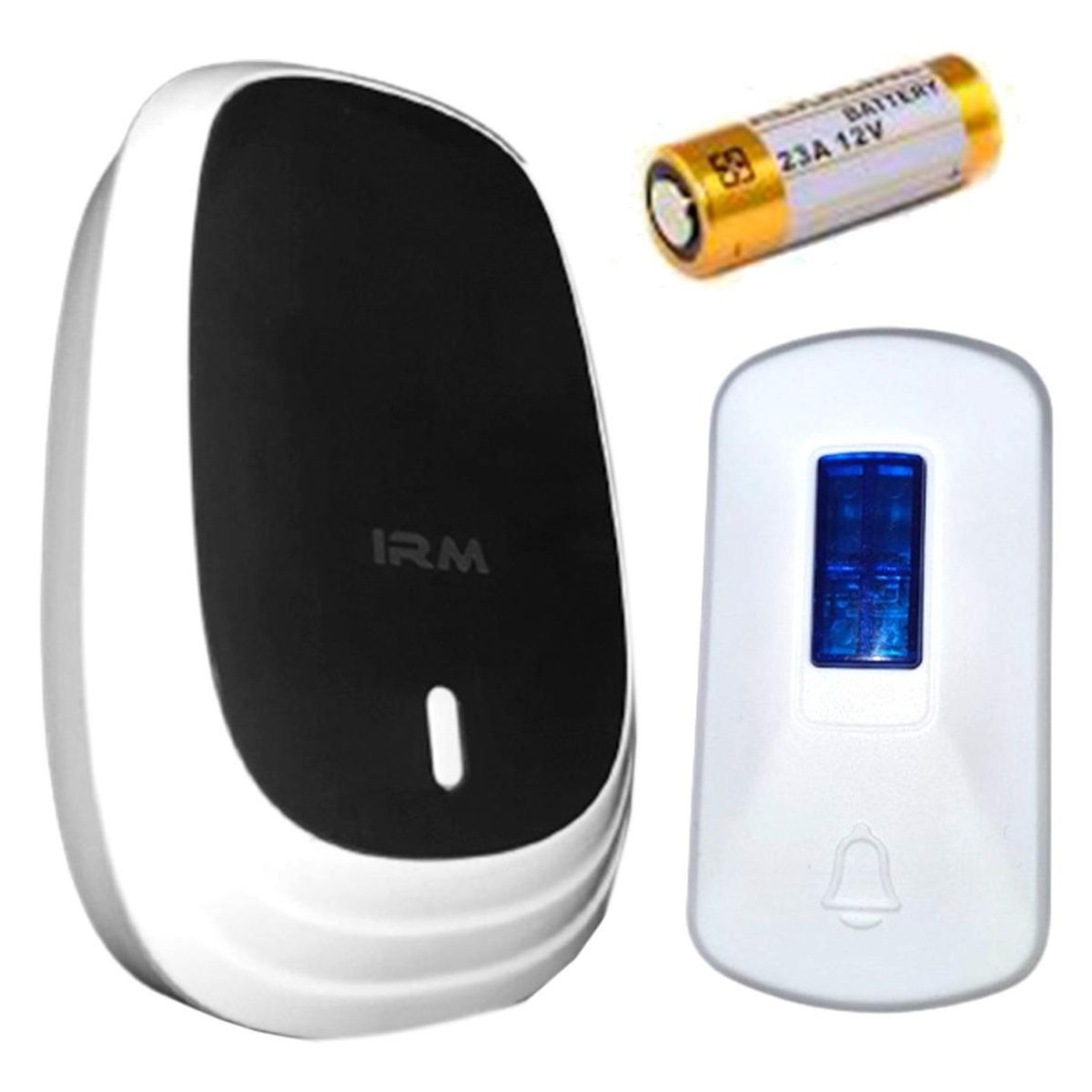 GENERICO - Timbre Inalámbrico 220V con Control Remoto y Batería