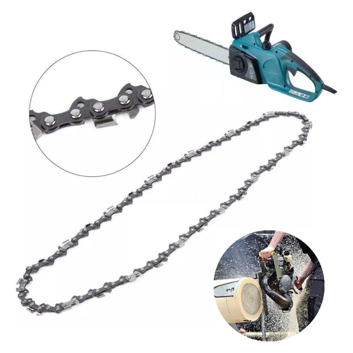 GENERICO - Cadena para Electrosierra de 16&apos&apos con 56 Eslabones