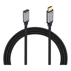 GENERICO - Cable de Extensión USB C 31 Gen2 10Gbps 3m con Resolución 4K