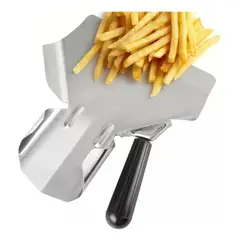 GENERICO - Pala de Acero Inoxidable para Freír Papas con Doble Asa