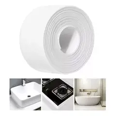 GENERICO - Cinta Adhesiva Impermeable para Sellado de Baños y Duchas.
