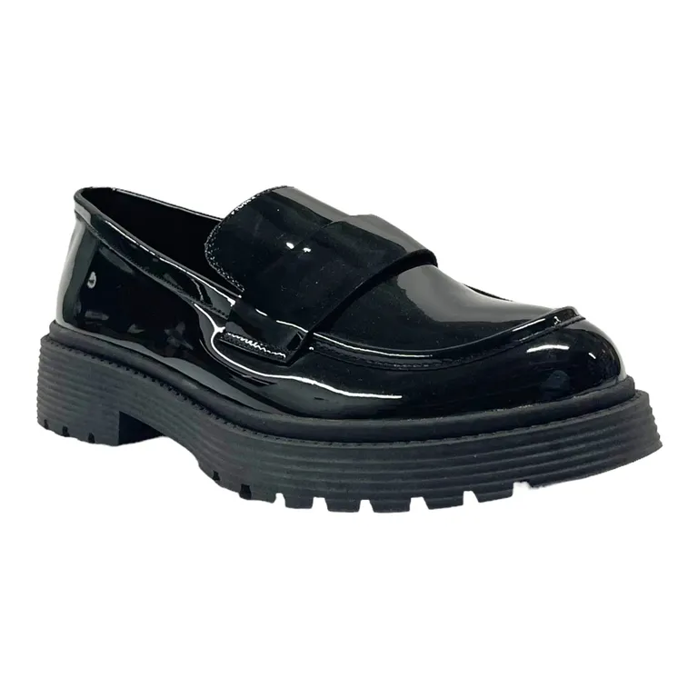 Mocasin Mujer Negro Roxana