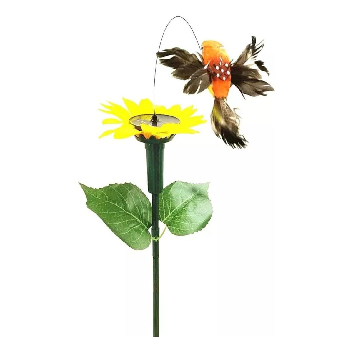 GENERICO - Estaca Solar Giratoria de Colibrí para Jardín