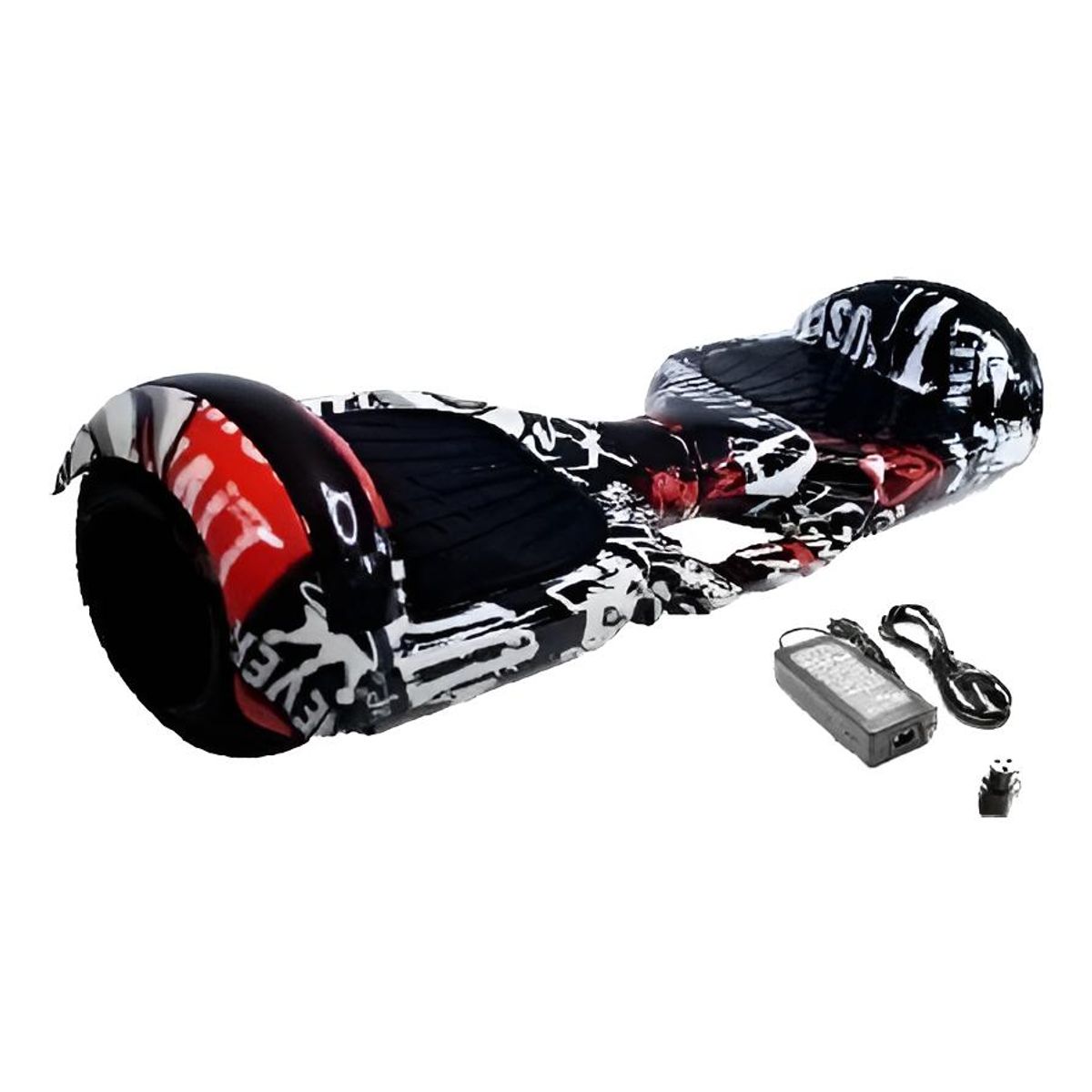 GENERICO - Patineta Eléctrica Bluetooth con Luces y Casco Protector