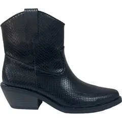 DETOGNI - Botin Mujer Negro Texas