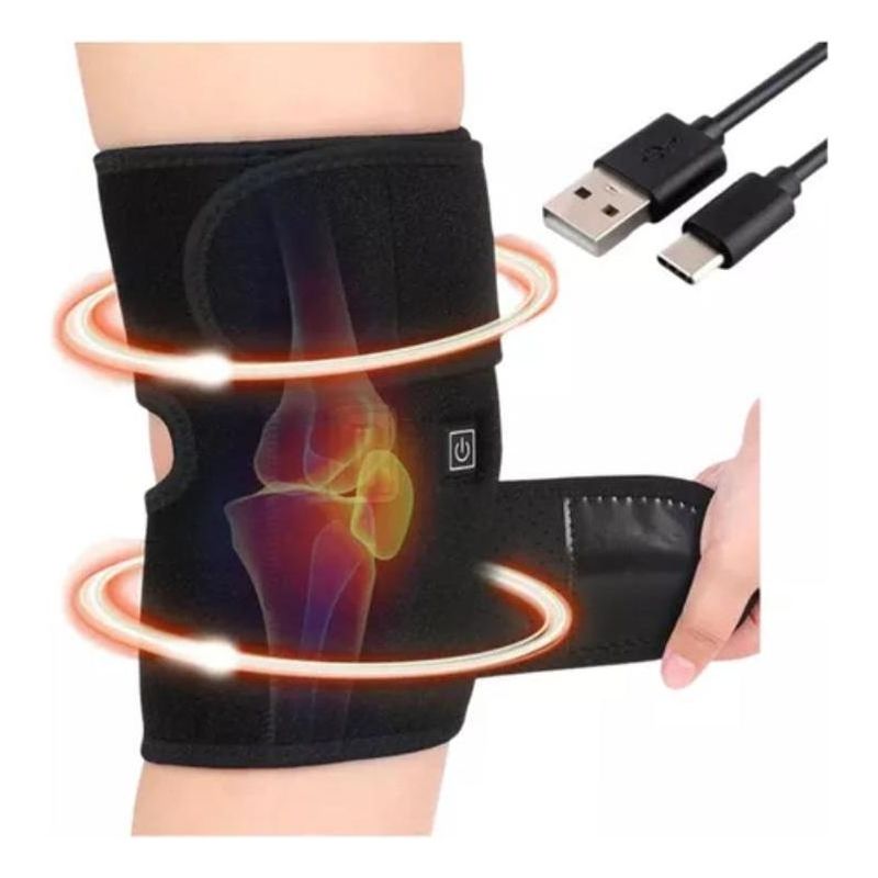 GENERICO - Rodillera Calefactable USB con Temperatura Ajustable
