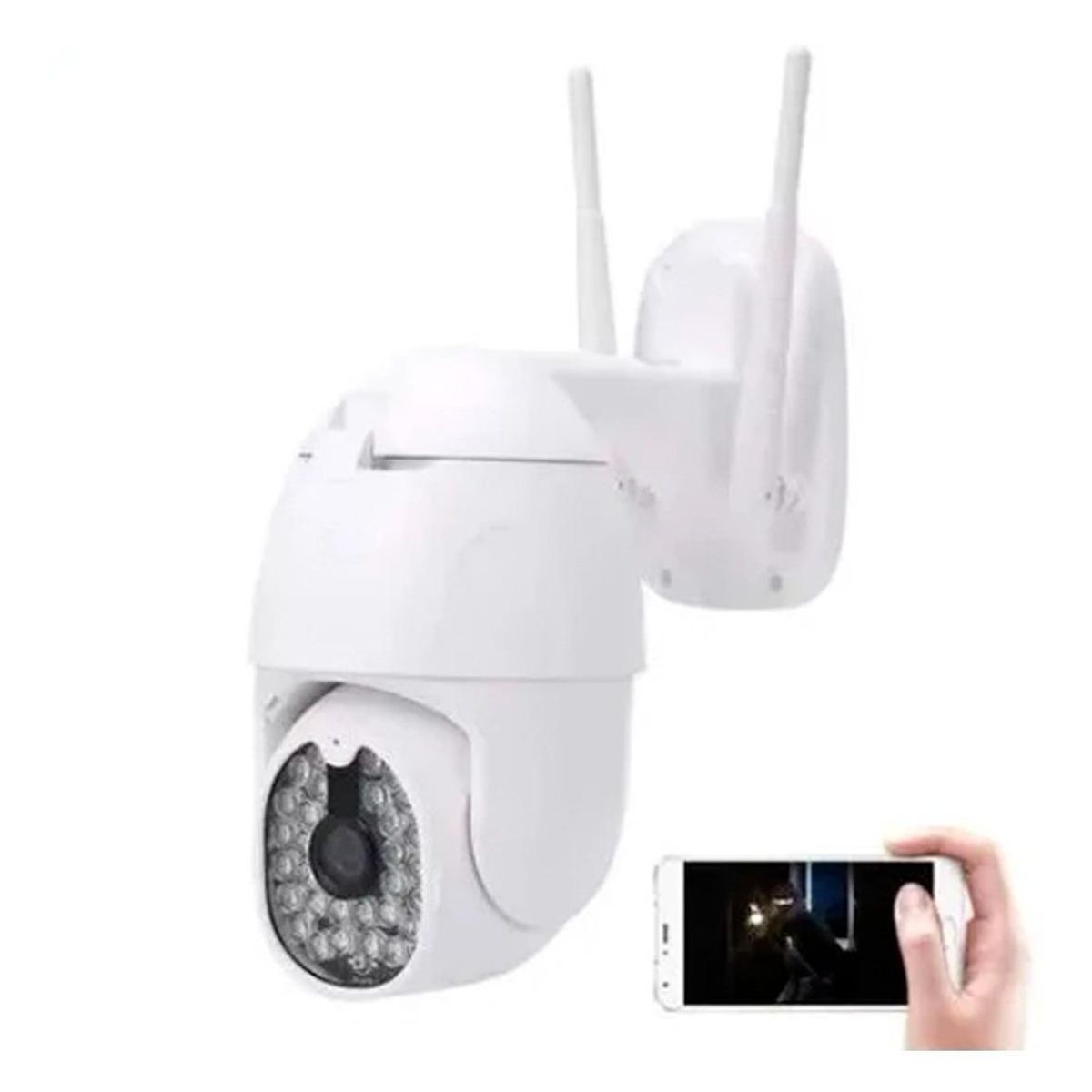 GENERICO - Cámara IP HD Infrarroja Impermeable con Movimiento