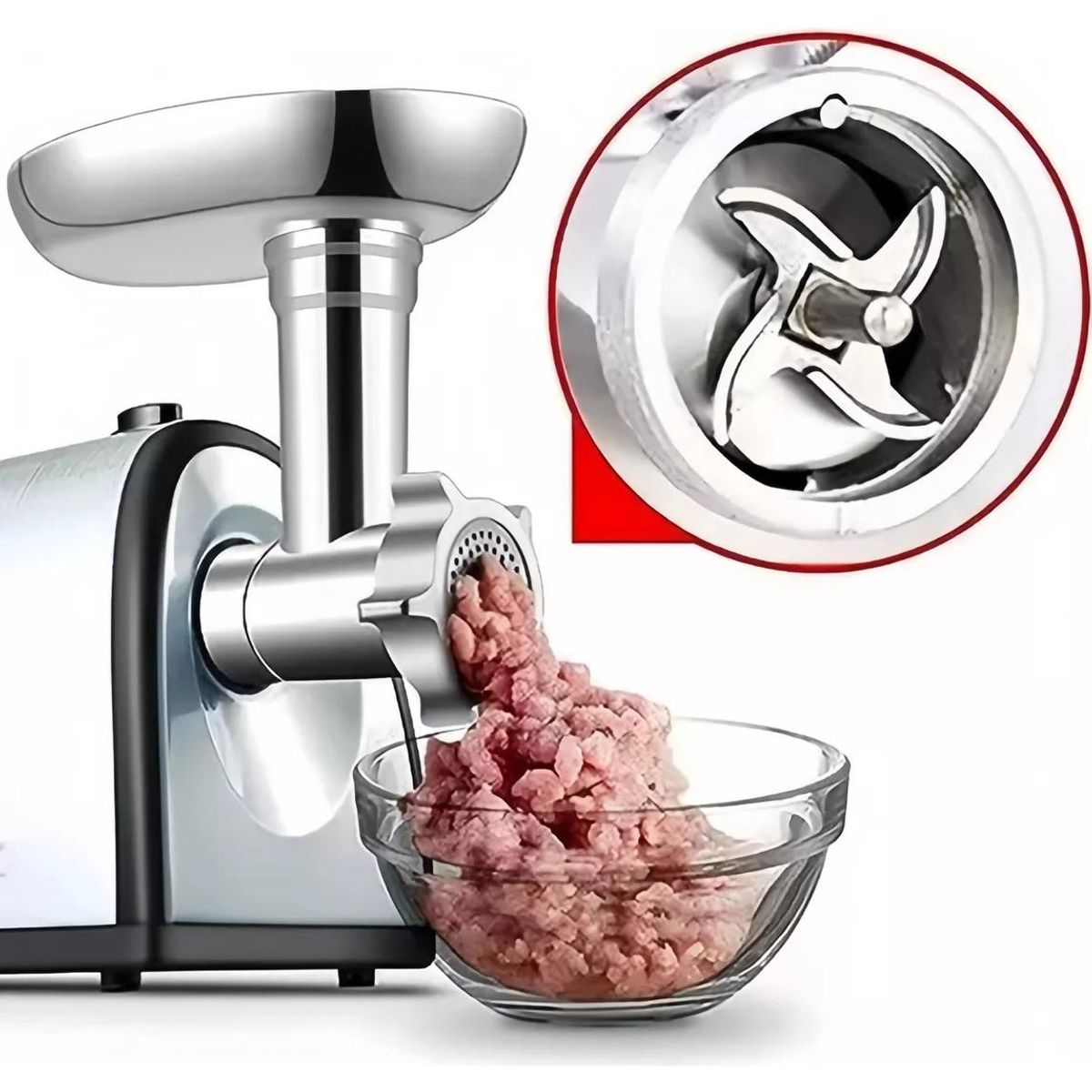 GENERICO - Cuchillo para Moledora de Carne de Acero Inoxidable