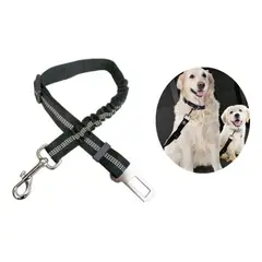 GENERICO - Cinturón de Seguridad Elástico para Mascotas en Vehículos