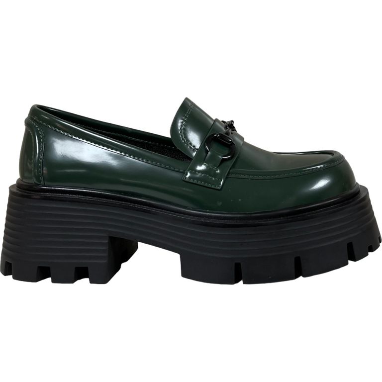 Mocasin Mujer Verde Madrid