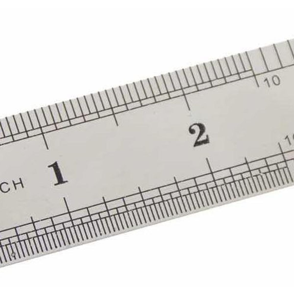 GENERICO - Regla Metálica de 30 cm para Arquitectura y Dibujo Técnico