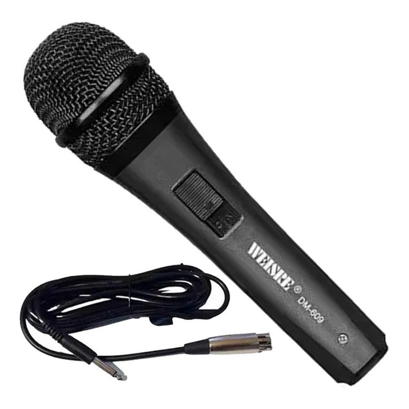 GENERICO - Micrófono de Karaoke Cableado para Grabación y Eventos