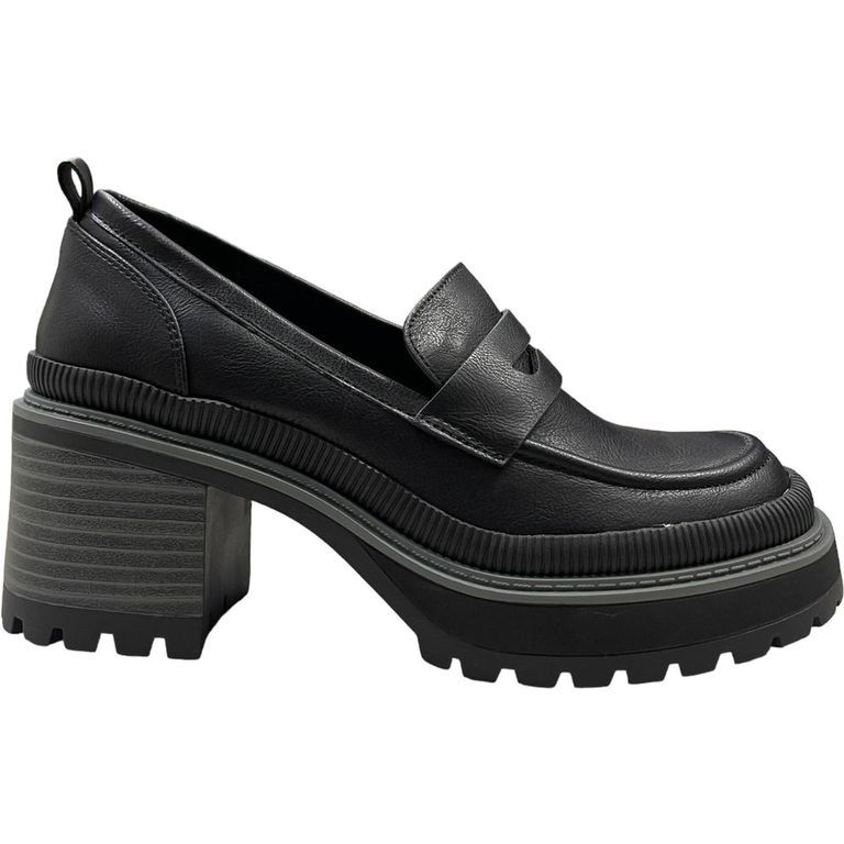 Mocasin Mujer Negro Pamplona